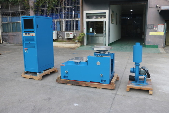 Simulação de transporte Electrodynamic High Frequency Vibration Shaker
