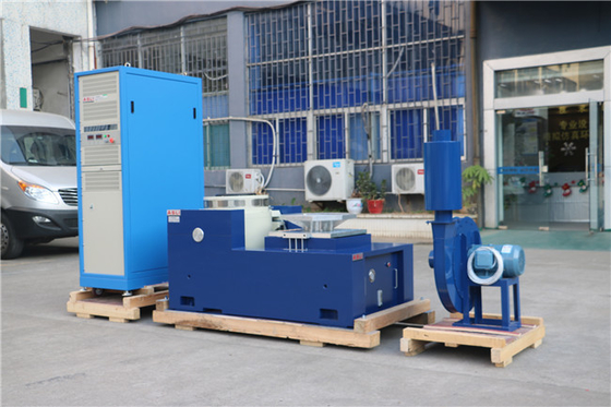 Simulação Shaker Systems eletrodinâmico do transporte para o laboratório com dispositivo de isolamento de choque