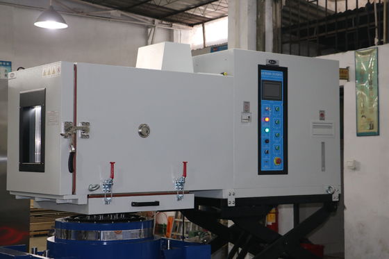 Sistema combinado de agitação de vibração de teste climático ambiental programável