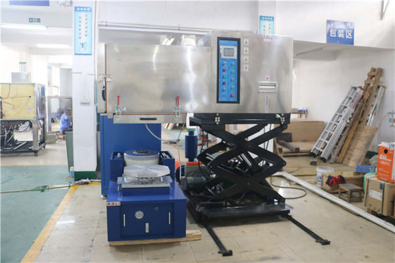 Sistema combinado de agitação de vibração de teste climático ambiental programável