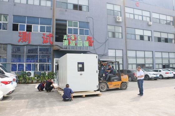 Uma câmara de teste climático para simulação ambiental.