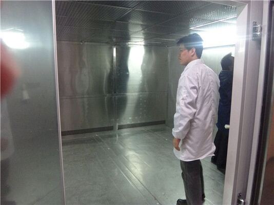 Uma câmara de teste climático para simulação ambiental.