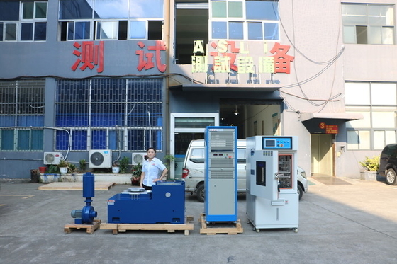 Verificador mecânico de Shaker Table Vibration Machine Electrodynamics de 3 linhas centrais
